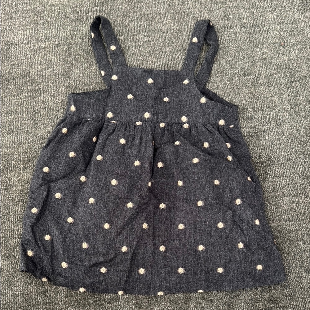 Zara LIKE NEW Grey Polka Dot Dress
